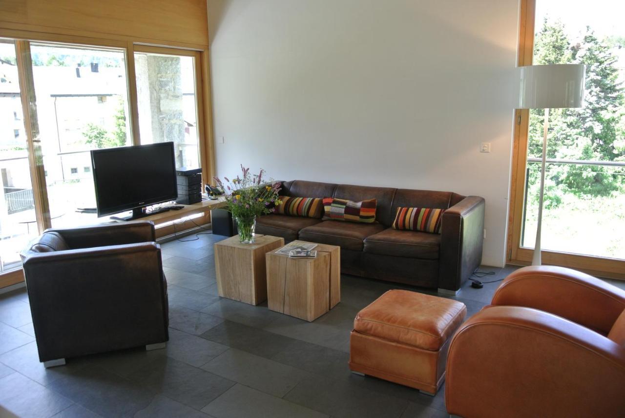 Chesa La Montanella - Ferienwohnung, มาโลจา ภายนอก รูปภาพ